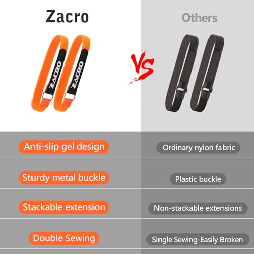 image for Zacro Bike Rack Straps, 2/4 PCS Adjustable Bike Wheel Strap with Upgra