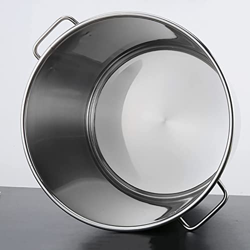 Olla de acero inoxidable 45x45 cm apta para inducción de 71 litros 3