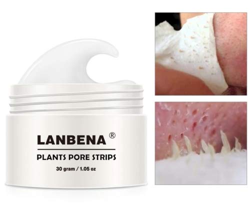 GenericLANBENA Blackhead Remover Nose Mask Pore Strip Black Mask Peeling Acne Treatment Black Deep Cleansing Skin Care