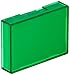 Omron A16ZJ-5101GY Color Cap, IP65 Oil-Resistant, LED Lighted, Rectangular, Green
