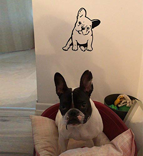Okdeals 255632541 White Black French Bulldog Dog/Pet Vinyl Decal Car Window Wall Sticker Laptop Decal thumb #4