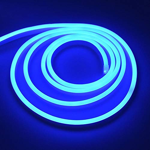 SUNXK 220V Fairy Tale neon LED Lights Rope Lights Waterproof neon Stage Advertising Lights Outdoor Decoration neon Lights SUNXK (Emitting Color : Blue)