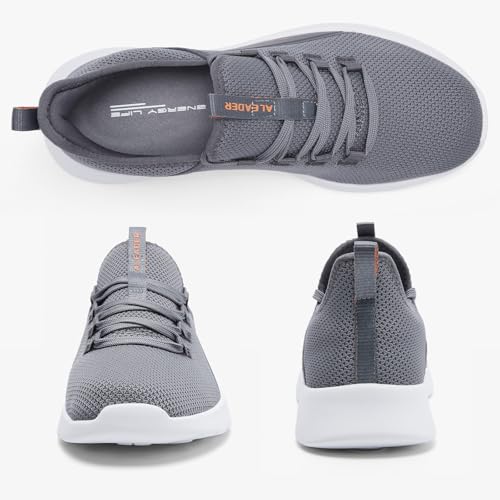 ALEADER Men's Energycloud Slip On Running Walking Shoes Cushion Lightweight Sneakers4