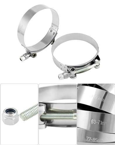 Abrazaderas de intercooler con perno en T para eliminar fugas de presión en sistemas de admisión 5