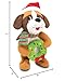Cuddle Barn - Jolly Old St. Bernard | Animated Christmas Puppy Dog Stuffed Animal Plush Toy, Dances and Lights Up to Deck The Halls, 11 inches