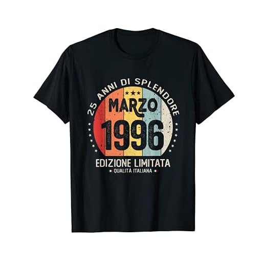 Vintage Marzo 1996 - Regalo para mujer y hombre, 25 cumpleaños Camiseta