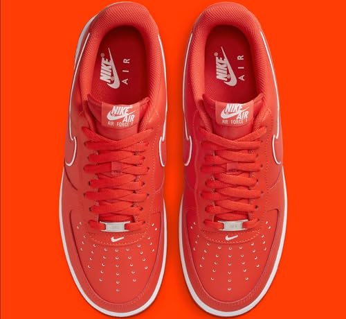 Nike Herren Air Force 1 React Basketballschuh, Picante Red-White, 44.5 EU