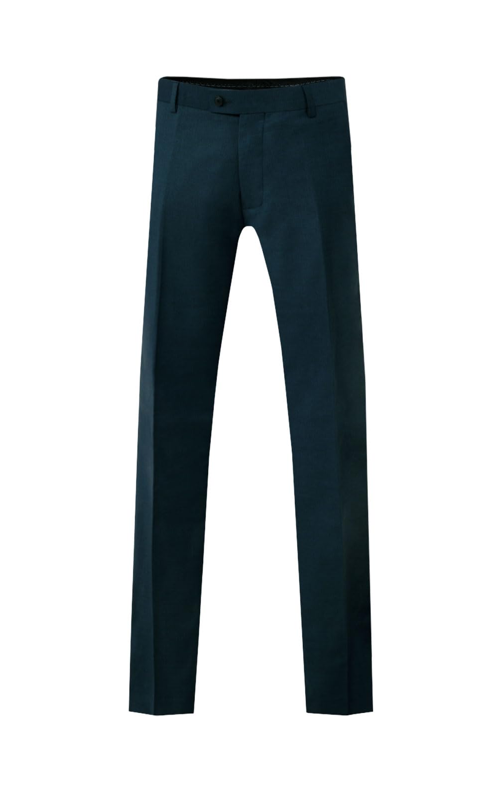 Dobell Mens Teal Suit Trousers Regular Fit-40S