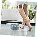 Zerodeko Sitz Bath Basin with Overflow Non Slip Design for Postpartum Care Pregnant Women Elderly Soothing Hip Wash Suitable for Toilet Seat with Overflow Drain for Comfortable Healing