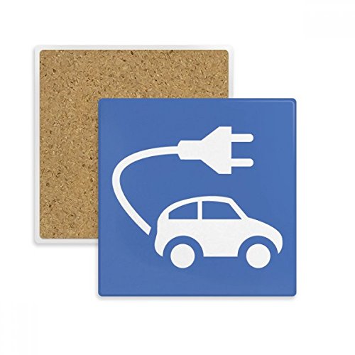 Coaster plug énergie sous-verre carré absorbant pour tasse
