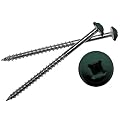 Mid America Painted Screws for Vinyl Shutters 122 Midnight Green Bag of 12