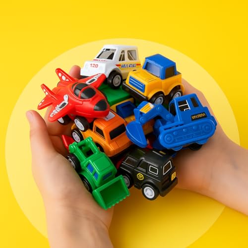 Set de 36 vehículos mini con retroceso y fricción miniatura 7