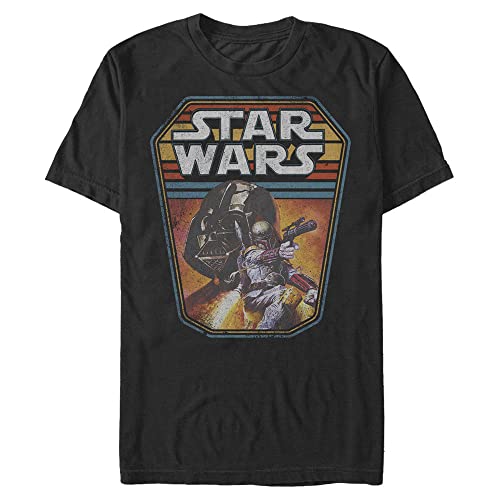 Star Wars vintage pop t-shirt homme en coton doux premium et coupe droite confortable