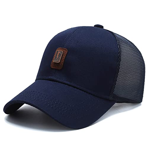 Yamee Gorra De Verano Para Hombre, De Malla, De Béisbol, Gorra De Verano, Para Hombre, Gorra De Béisbol, 2 Azul Oscuro, Talla Única Yamee Gorra De Verano Para Hombre, De Malla, De Béisbol, Gorra De Verano, Para Hombre, Gorra De Béisbol, 2 Azul Oscuro, Talla Única
