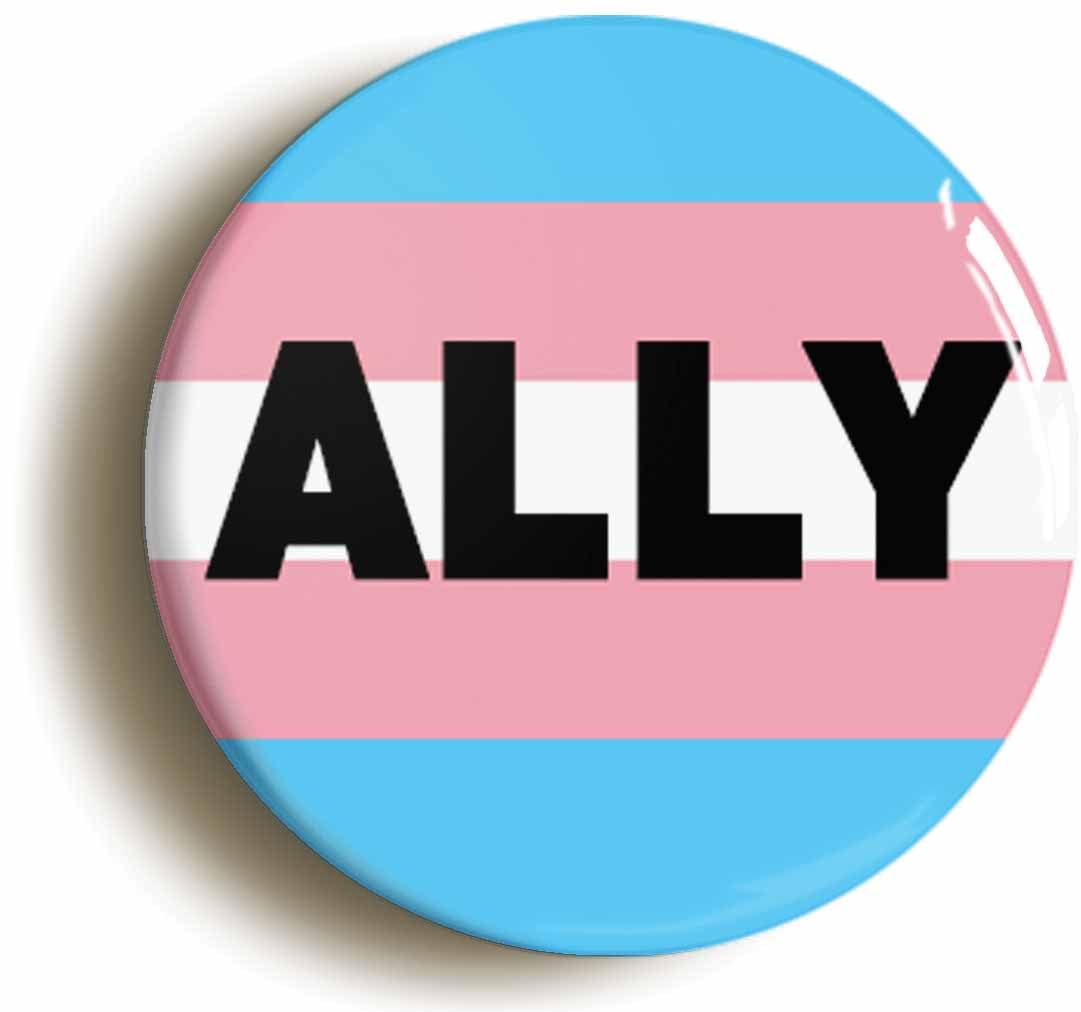 Ozorath Transgender Ally Button Badge