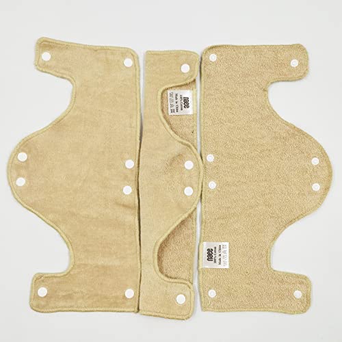 Big Beige Hard Hat Sweatband,Reusable Washable Terry Cotton Hard Hat Liner Snap On, 6 Pcs Per Pack #TOP6