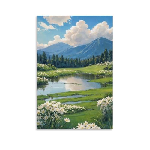 R R  G R̊G ΂̊G  J^ X G R  i vg |X^[ ItBX xbh[ _CjO[ LoX  A[gpl 12x18inch(30x45cm) Unframe-style