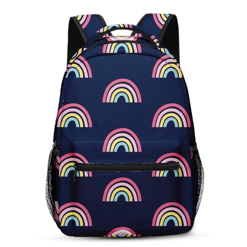 Kids Backpack Rainbow Unicorn Backpack for Girls Boys 4-6, Lightweight and Water Resistant kindergarten Bag Toddler Bookbag with Chest Strap