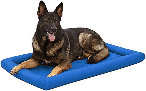 KOZI PET Rectangular Shaped Dog & Cat Beds (Export Quality) (Medium, Royle Blue)