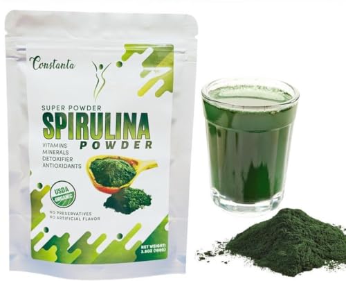 Spirulina Powder 100g Natural Superfood Powder Supports Immunity Rich in Antioxidant