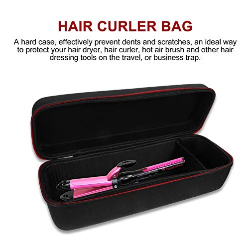 Lurrose Alisador de Cabelo Estojo Rígido para Viagem Bolsa de Transporte Capa de Armazenamento de Fe