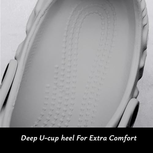 Image of Kraasa Men's Lightweight Classic Clogs Sandals with Adjustable Back Strap & Daily Used Slipper with Lightweight Design for Men's & Boy's