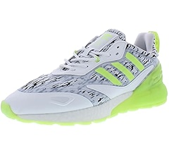 adidas Men's Zx 22 Boost Sneaker, Cloud White/Pulse Lime