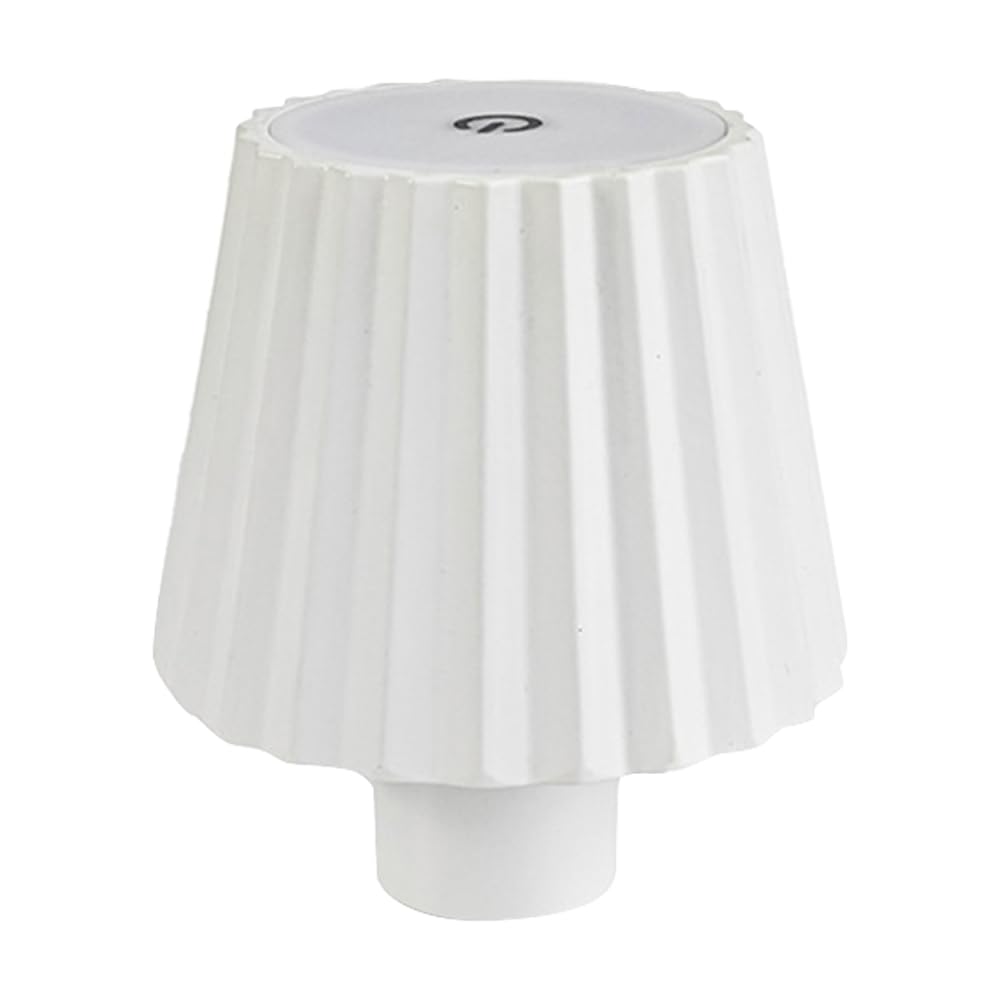 HTU Cordless Dimmable Portable Desk Lamp USB Rechargeable 2000mAh Portable Table Light Three Color Temperature Cordless Bottle Light IP64 Waterproof for Indoor Outdoor Bar Restaurant