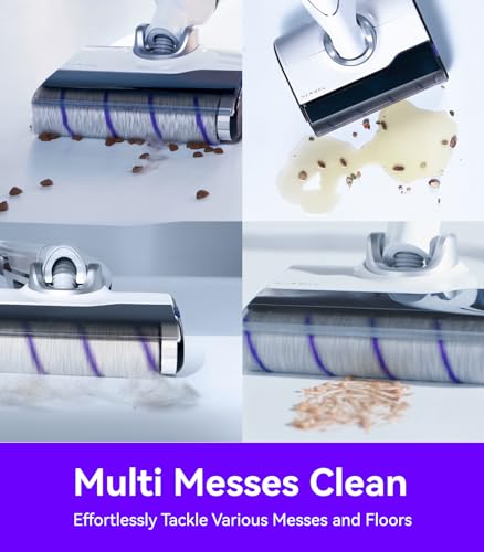 NARWAL Cordless Lightweight Vacuum Mop: Long-Lasting Wet Dry Cleaner with Self-Cleaning, Hot Air Drying, and 180° Flexibility