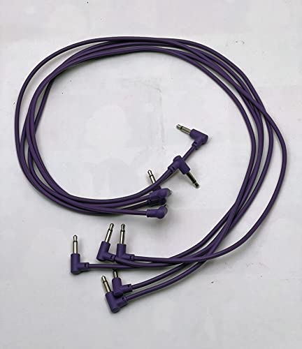 Câble patch Eurorack coudé Luigis M-PAR cordon violet 60cm synthétiseur modulaire - 3