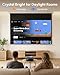 4K Smart Beamer Tageslicht 5G WiFi Bluetooth,1500 ANSI/15000 Lumen Nativ 1080P Ultra HD Outdoor Movie Beamer, Android TV Projektor mit Apps Keystone Zoom für Heimkino Video Spiele,300“ Display