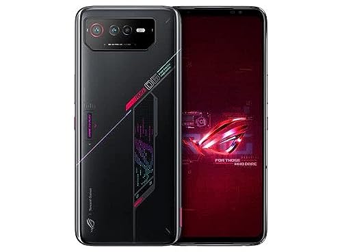 Display da 6,7 pollici ASUS Telefono da gioco ROG Phone 6 12 GB di RAM, 256 GB di spazio di archiviazione, nero, AI2201-1A029EU