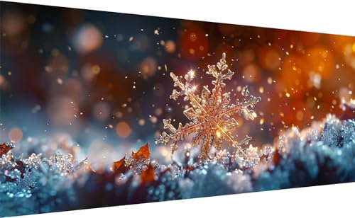 Diamond Painting Adulte flocon neige grand format pour réduire le stress à la maison