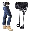 Wearable Power Walking Aid, Exoskeleton Assistance for Walking,3 Level Adjustable Strength,Exoskeleton Booster Equipment Legs Bionic for Elderly, Hiking, Travel & Daily Mobility Support,Both Legs l