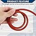Hihaha Silicone Vacuum Tubing Hose Automotive Vacuum Line High Temperature 3.3FT 3/16