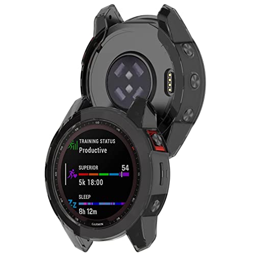Carcasa Garmin Fenix 7X protectora LOKEKE antishock de TPU flexible 2
