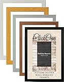 Click One White Photo Frame 90 x 60 cm Poster Display with UV Protection Acrylic Hanging Hardware for Wall Mounting Display Picture Vertically or Horizontally MDF backboard - Image 2