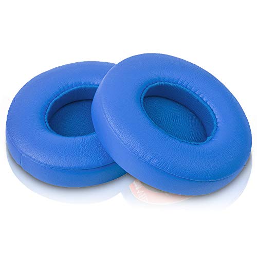 Link Dream Replacement Ear Pads for Beats Solo 2 Solo 3 - Replacement Ear Cushions Memory Foam Earpads Cushion Cover for Solo 2 & Solo 3 Wireless Headphone (Blue)
