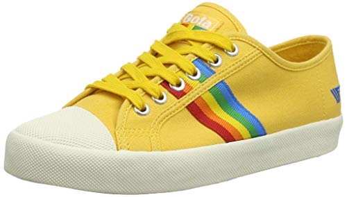Gola Women's Coaster Rainbow Trainers, Yellow (Sun/Multi Yz), 3 (36 EU)