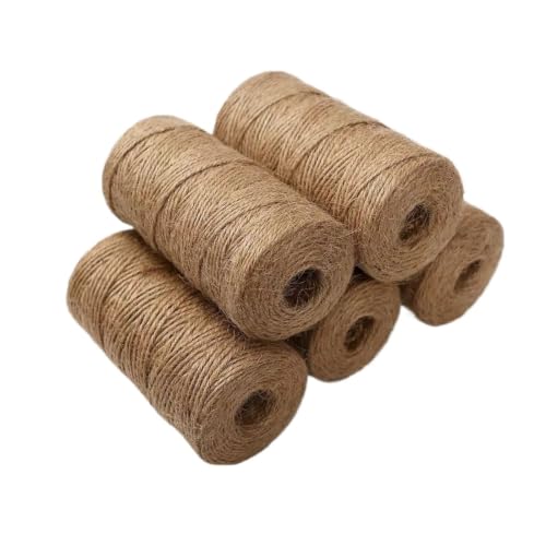 Cordón de yute natural para envoltura de regalos elegantes y detalles de boda DIY 3