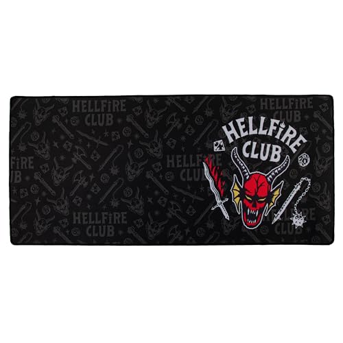 Cinereplicas Stranger Things Hellfire Club Desk Mat – 80 x 35 cm – Officially Licensed