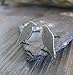 The Raven Crow Bird Stud Earrings Antiqued Sterling Silver Handmade in USA