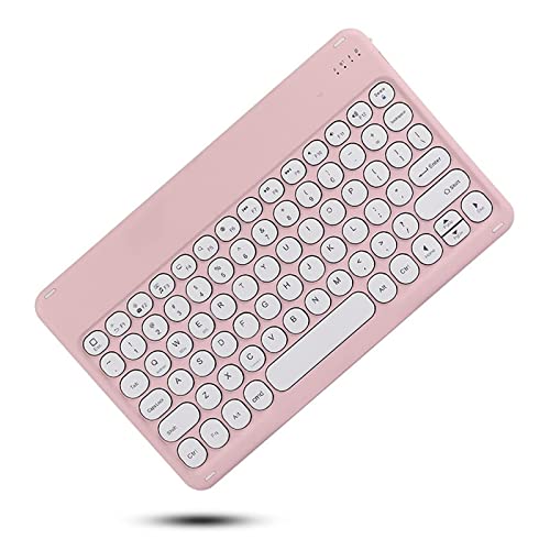 Funda con teclado y ratón Galaxy Tab S6 Lite, soporte antideslizante rosa 3
