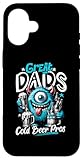 Funny Beer Monster Dad, Cold Beer Pro Grill King Carcasa para iPhone 16
