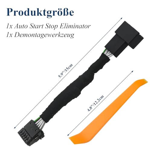 Auto Start-Stopp-Automatik Motor System Aus Eliminator Steuerkabel für V-W Skoda Octavia, Auto-Off/Speicher/Original Fabrik 3 Modelle, Plug und Play