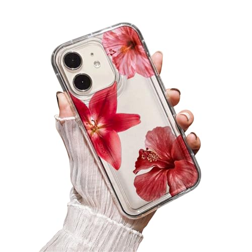 Coque iPhone 16 motif fleur d'hibiscus le cadeau esthétique idéal pour adolescentes