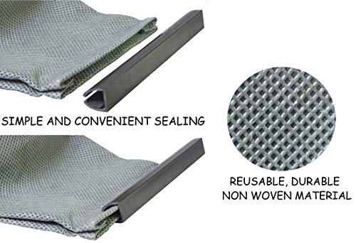 Image of RODAK Vacuum Cleaner Dust Bag, Compatible with Amazon Basic, 1.5 L Black Vacuum Cleaner, Washable and Reusable, Imported