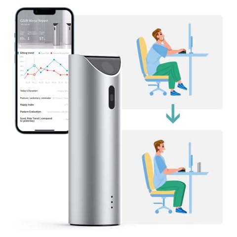 CZUR Mirror AI Posture Trainer and Smart Posture Corrector for Neck,Shoulder,Back Problem Users Cover