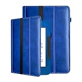 AFesar Premium Vegan Leather Case for Nook GlowLight 3 eReader, Book Style Cover, Compatible with Model BNRV520, 2017 Release (Darkblue, Nook Glowlight 3(Model:BNRV520))