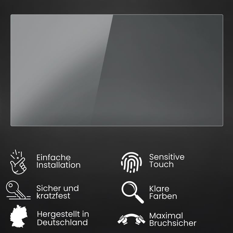 Bruni Screen Protector compatible with JVC KW-AV61BTE Protector Film, crystal clear Protective Film (2X)